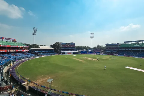 Cricket ground; illustrative sport photography